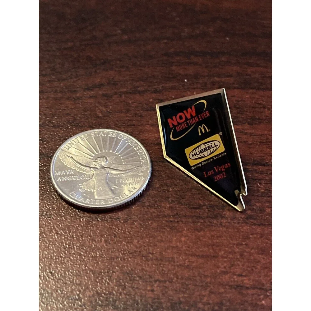 McDonald’s “Now More Than Ever” Hubbell Las‎ Vegas 2002 Convention Lapel Hat Pin